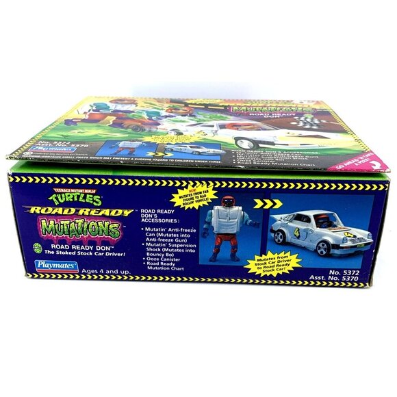 Teenage Mutant Ninja Turtles Road Ready Don Mutations Toy 1993 TMNT NEW - Picture 7 of 8